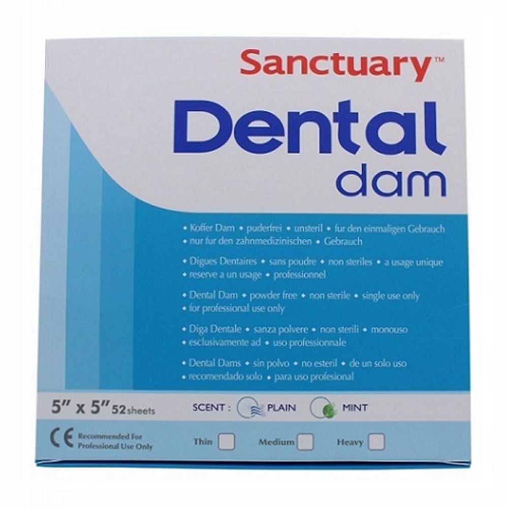 Goma Dique Sanctuary 5x5 X52u Odontologia Grimberg Dentales Grimbergdentales